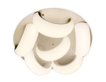 Потолочная светодиодная люстра Ambrella light Orbital Cloud FC12/6 WH 120W D650