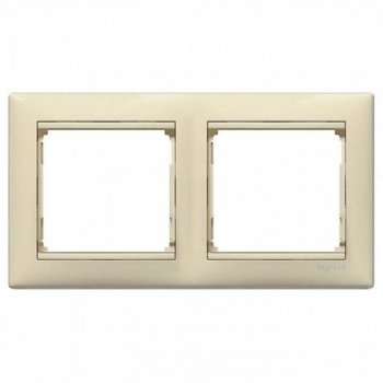 Рамка 2-постовая Legrand Valena слоновая кость 774352