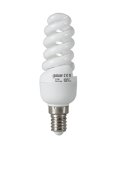 Лампа энергосберегающая E14 11W 2700K спираль T2 матовая 171111