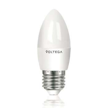 Лампа светодиодная Voltega E27 6W 4000К матовая VG3-C2E27cold6W 4715