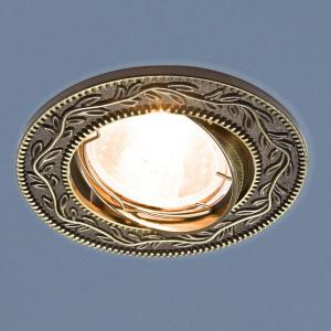 Встраиваемый светильник Elektrostandard 713 MR16 GAB бронза 4690389060731