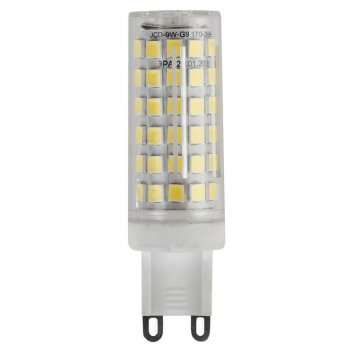 Лампа светодиодная ЭРА G9 9W 2700K прозрачная LED JCD-9W-CER-827-G9