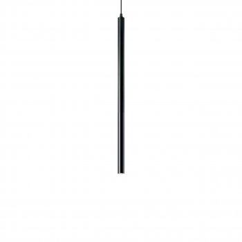 Подвесной светодиодный светильник Ideal Lux Ultrathin SP1 Small Nero