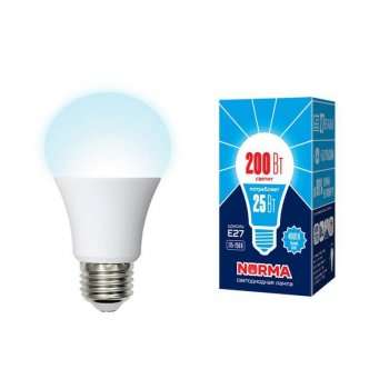 Лампа светодиодная (UL-00004470) E27 25W 4000K матовая LED-A70-25W/4000K/E27/FR/NR