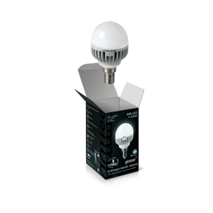 Лампа светодиодная шар матовый E14 6W EB105101206