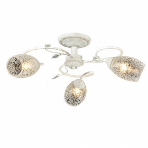 Потолочная люстра IDLamp Julia 874/3PF-Whitepatina