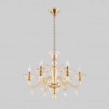 Подвесная люстра Crystal Lux Caetano SP-PL6 Amber