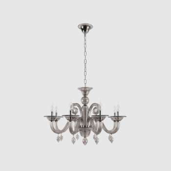 Подвесная люстра Crystal Lux Caetano SP-PL8 Smoke