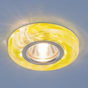 Встраиваемый светильник Elektrostandard 2191 MR16 CL/GR прозрачный/зеленый 4690389096136