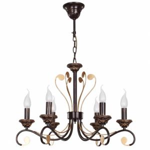 Подвесная люстра IDLamp Riccarda 261/6-Blackplatina