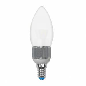 Лампа светодиодная диммируемая (08747) E14 5W 3000K свеча матовая LED-C37P-5W/WW/E14/FR/DIM
