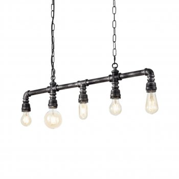 Подвесная люстра Ideal Lux Plumber SP5 Vintage