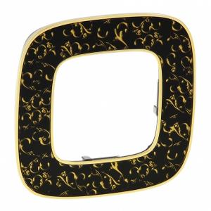 Рамка 1-постовая Legrand Valena Allure Барокко Нуар 754431