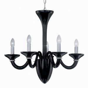 Подвесная люстра Ideal Lux White Lady SP5 Nero