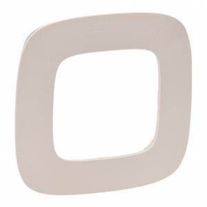 Рамка 1-постовая Legrand Valena Allure Тиснение бежевое 754381