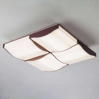 Потолочный светодиодный светильник Eurosvet Relief 90031/4 кофе