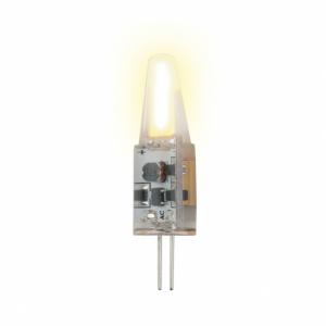 Лампа светодиодная (UL-00000184) G4 2W 3000K колба прозрачная LED-JC-12/2W/WW/G4/CL SIZ05TR