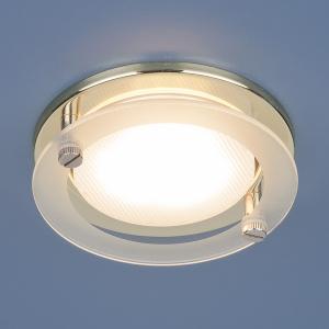 Встраиваемый светильник Elektrostandard 1068 GX53 GD золото 4690389078859