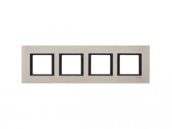 Рамка 4-постовая Schneider Electric Unica Class MGU68.008.7A2