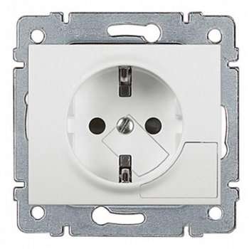 Розетка 2К+З Legrand Galea Life 16A 250V с/з с механической системой выталкивания вилки белая 777024