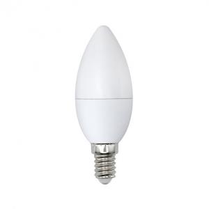 Лампа светодиодная (UL-00001769) E14 8W 3000K свеча матовая LED-C37-8W/WW/E14/FR/O