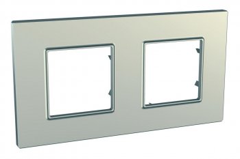 Рамка 2-постовая Schneider Electric Unica Quadro MGU6.704.57