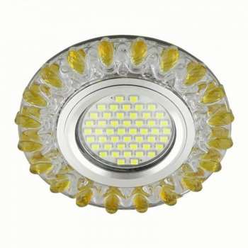 Встраиваемый светильник Fametto Luciole DLS-L148 Gu5.3 Glassy/Gold