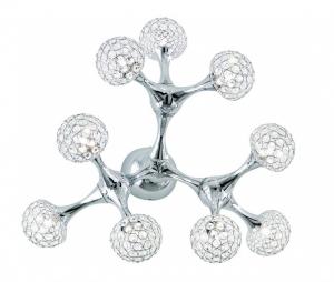 Потолочная люстра Ideal Lux Nodi Crystal PL9