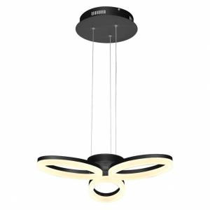 Подвесная светодиодная люстра Horoz черная 019-006-0024