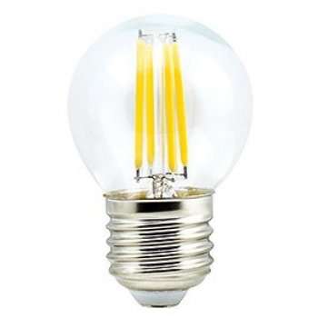 Лампа светодиодная филаментная (UL-00003252) Uniel E27 7,5W 3000K прозрачная LED-G45-7,5W/WW/E27/CL GLA01TR