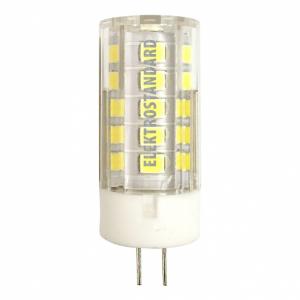 Лампа светодиодная G4 5W 3300K кукуруза прозрачная 4690389093654