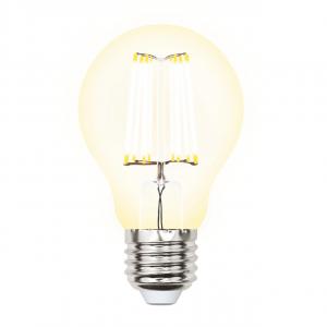 Лампа светодиодная филаментная E27 10W 3000K груша прозрачная LED-A60-10W/WW/E27/CL PLS02WH