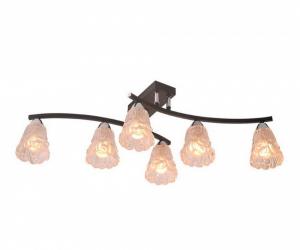 Потолочная люстра IDLamp Simone 217/6PF-Blackchrome