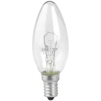 Лампа накаливания ЭРА E14 60W 2700K прозрачная ДС 60-230-Е14 (гофра)