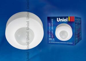 Датчик движения (10078) Uniel USN-01-160R-1200W-3LUX-9M-0,6-1,5m/s-WH