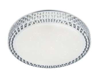 Потолочный светодиодный светильник Ambrella light Orbital Crystal F86 WH 72W D500