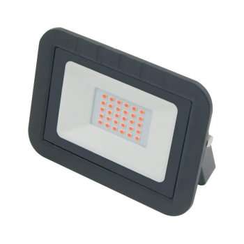 Прожектор светодиодный (UL-00002560) Volpe 30W ULF-Q511 30W/Red IP65 220-240В Black