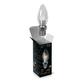 Светодиодная лампа свеча прозрачная 3W HA103202103