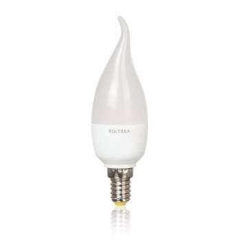 Лампа светодиодная E14 5.5W 4000К свеча на ветру матовая VG3-CW2E14cold6W 4717