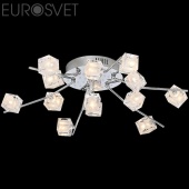 Потолочная люстра Eurosvet 80008/13 хром/синий.красный.фиолетовый