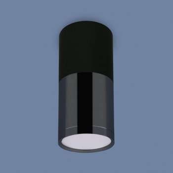 Потолочный светодиодный светильник Elektrostandard DLR028 6W 4200K черный матовый 4690389121999