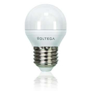 Лампа светодиодная диммируемая Voltega E27 6W 2800К матовая VG2-G2E27warm6W-D 5495