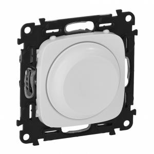 Светорегулятор Legrand Valena Allure поворотный без нейтрали белый 752760