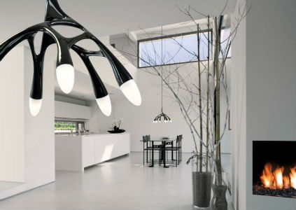 красивая светодиодная люстра