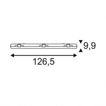 Уличный светильник SLV Germa 127cm Single 234101
