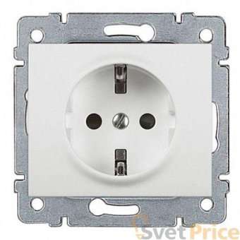 Розетка 2К+3 Legrand Galea Life 16A 250V с/з автоматические клеммы белая 771062