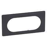 Рамка 4/5-модульная Legrand Celiane черная перкаль 066745