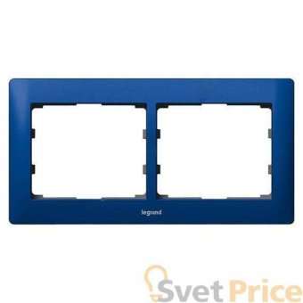 Рамка 2-постовая Legrand Galea Life волшебный синий 771912