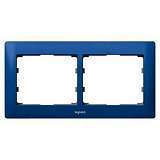 Рамка 2-постовая Legrand Galea Life волшебный синий 771912