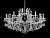 Подвесная люстра Crystal Lux Hollywood SP12+6 Chrome